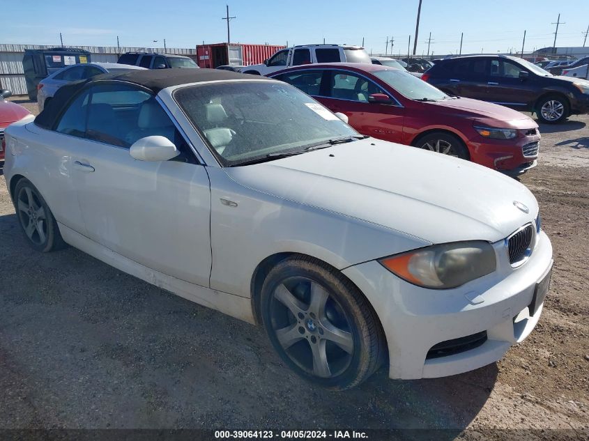 2008 BMW 135I VIN: WBAUN93578VF56366 Lot: 39064123