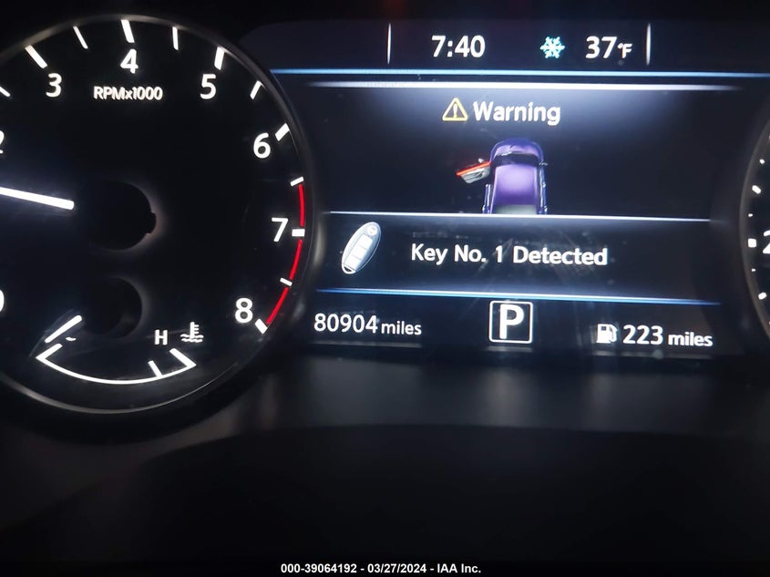 2018 NISSAN MAXIMA 3.5S/SV/SL/SR/PLAT - 1N4AA6APXJC390367