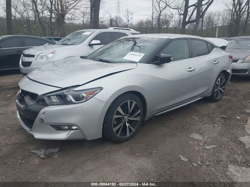 2018 NISSAN MAXIMA 3.5S/SV/SL/SR/PLAT - 1N4AA6APXJC390367