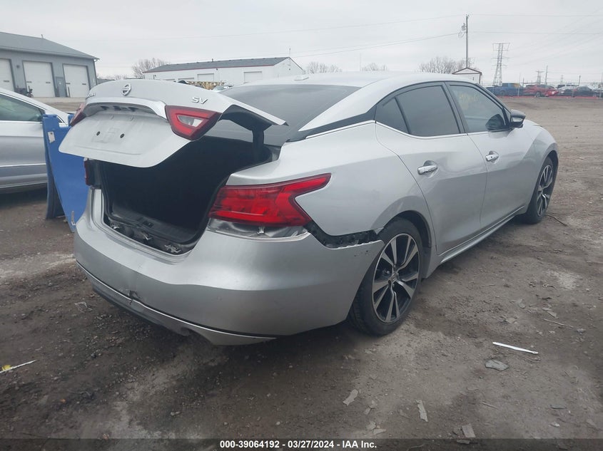 2018 NISSAN MAXIMA 3.5S/SV/SL/SR/PLAT - 1N4AA6APXJC390367