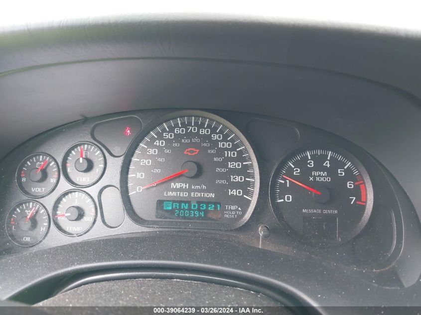 2004 Chevrolet Monte Carlo Ss VIN: 2G1WX12K649351445 Lot: 39064239