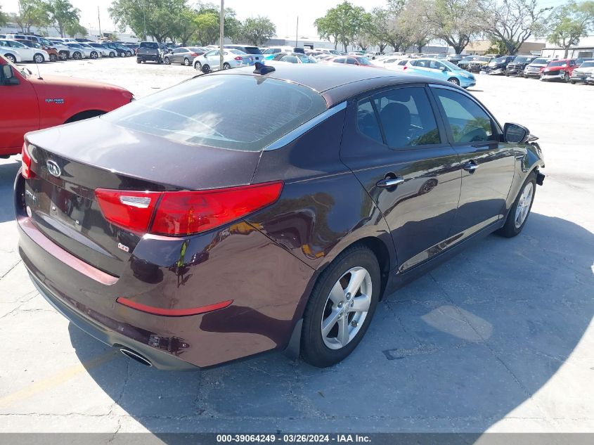 5XXGM4A71FG474326 | 2015 KIA OPTIMA