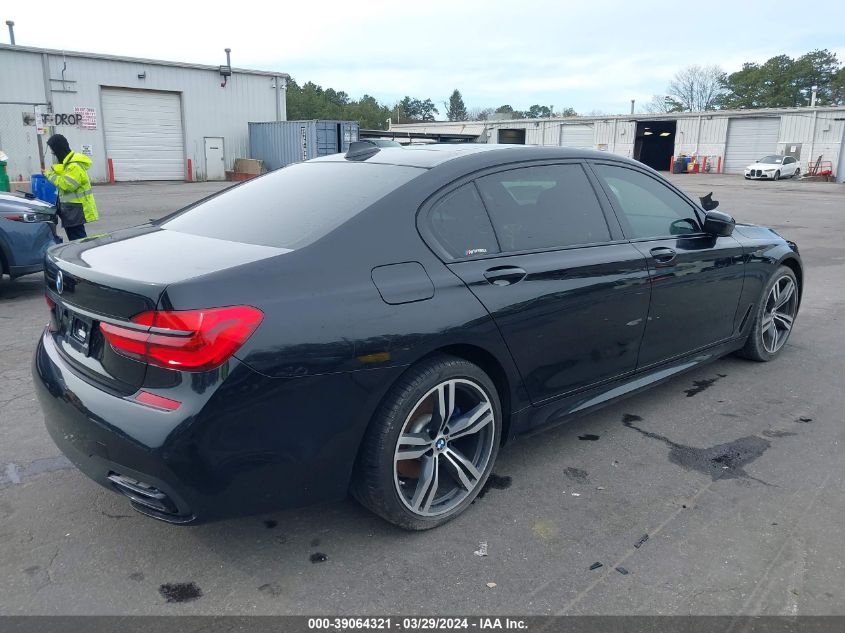 2019 BMW 740I VIN: WBA7E2C57KB217973 Lot: 39064321