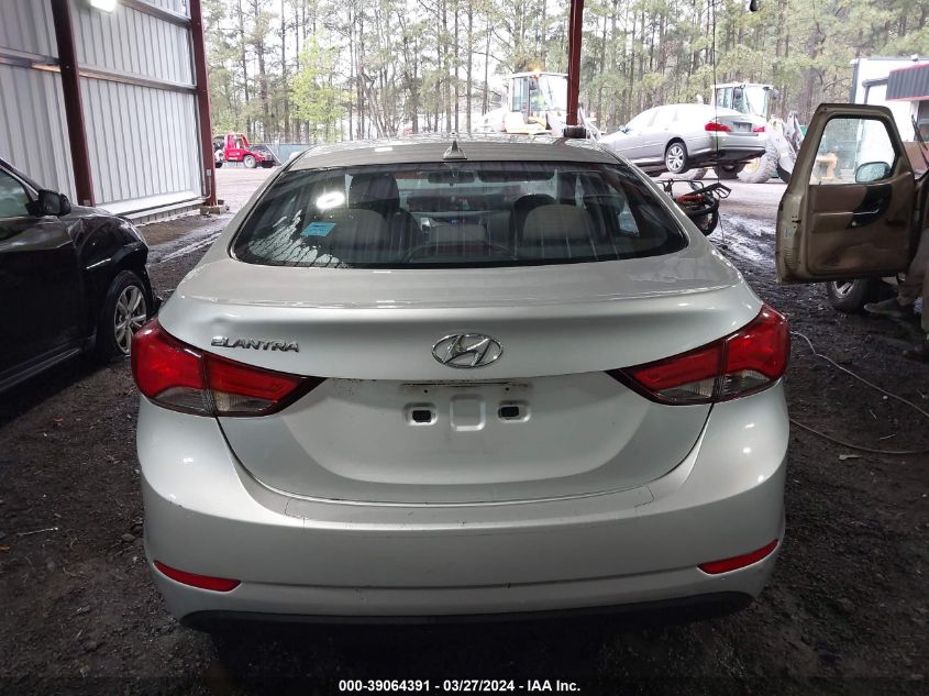 5NPDH4AE2GH761315 | 2016 HYUNDAI ELANTRA