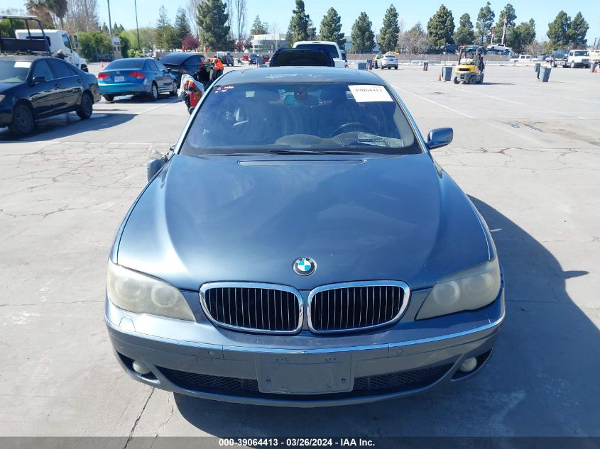 2006 BMW 750Li VIN: WBAHN83526DT30778 Lot: 39064413