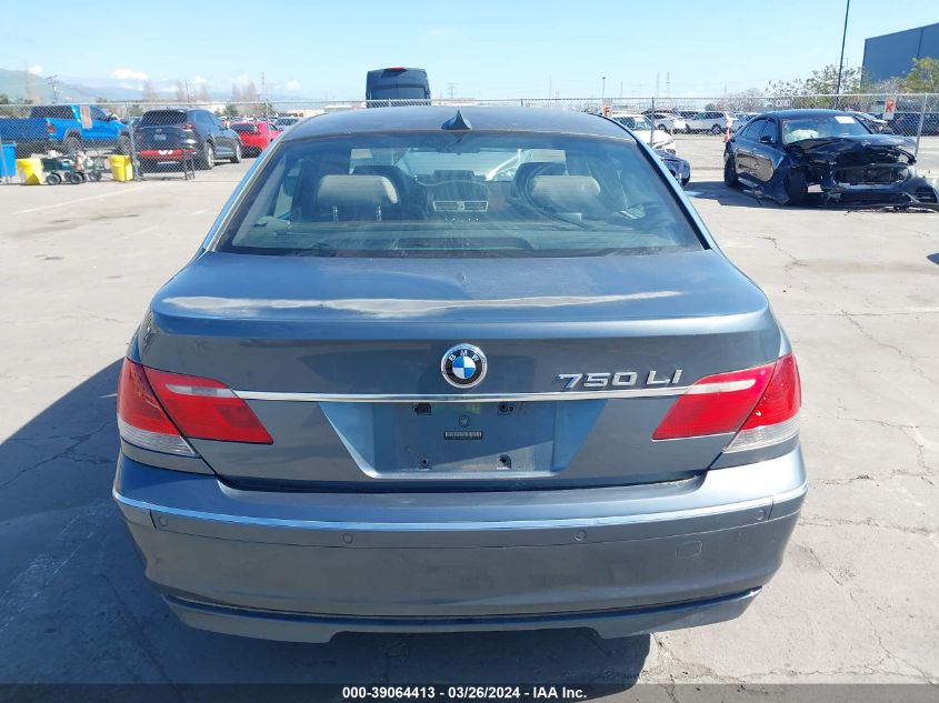 2006 BMW 750Li VIN: WBAHN83526DT30778 Lot: 39064413