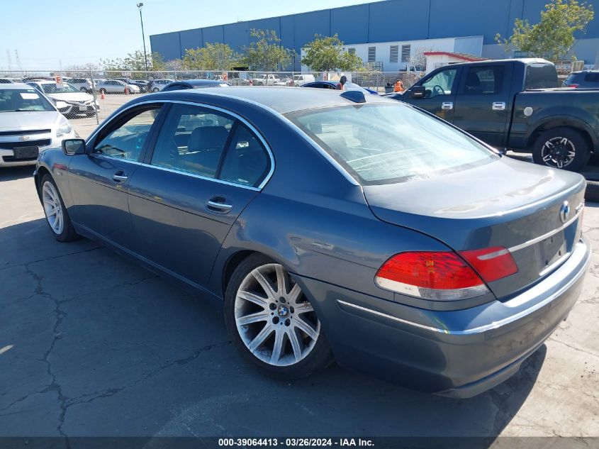 2006 BMW 750Li VIN: WBAHN83526DT30778 Lot: 39064413