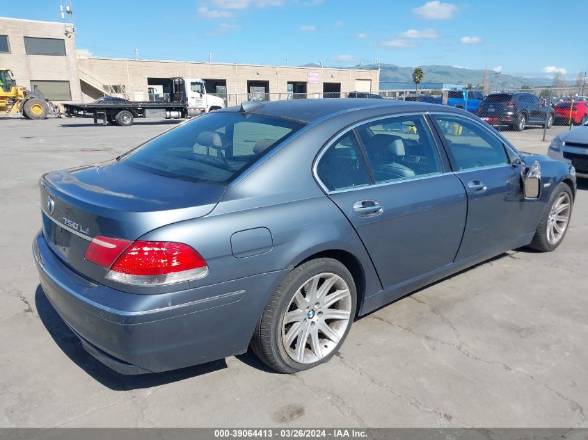 2006 BMW 750Li VIN: WBAHN83526DT30778 Lot: 39064413