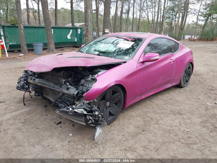 2013 Hyundai Genesis 3.8 Grand Touring VIN: KMHHU6KJXDU110774 Lot: 39064505