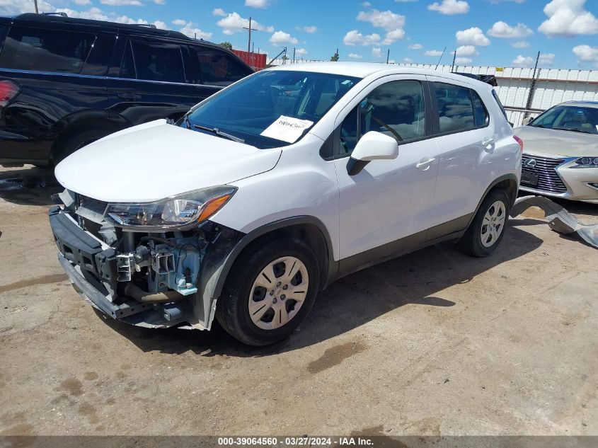 2017 Chevrolet Trax Ls VIN: 3GNCJKSB9HL159867 Lot: 39064560