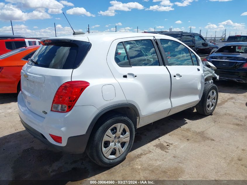 2017 Chevrolet Trax Ls VIN: 3GNCJKSB9HL159867 Lot: 39064560