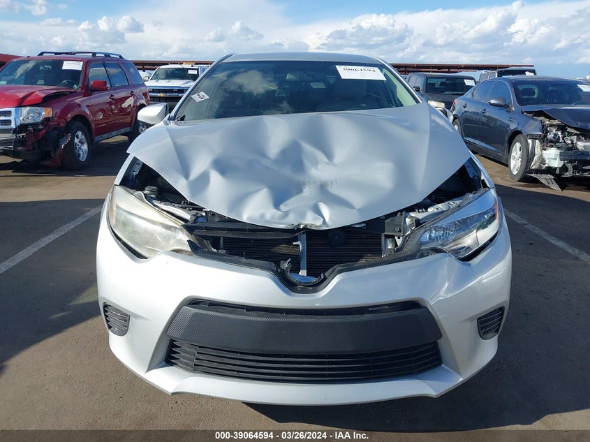 2016 TOYOTA COROLLA LE - 2T1BURHE9GC539542