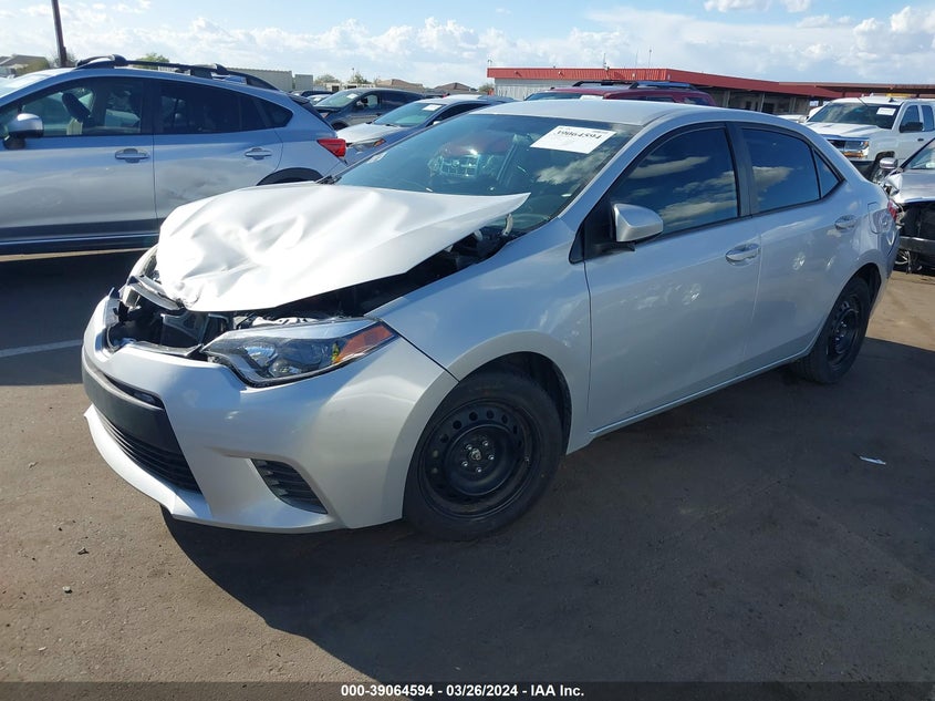 2016 TOYOTA COROLLA LE - 2T1BURHE9GC539542