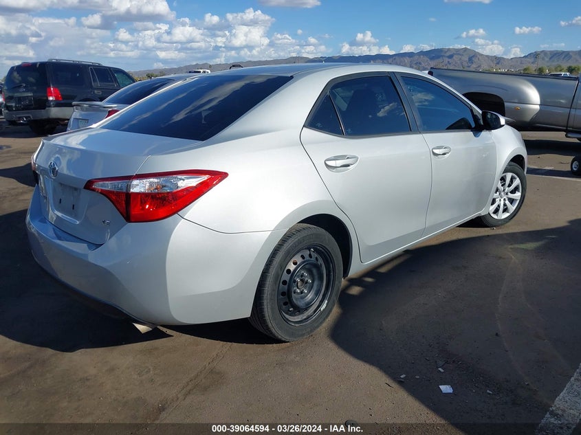 2016 TOYOTA COROLLA LE - 2T1BURHE9GC539542