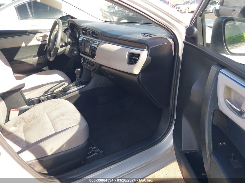 2016 TOYOTA COROLLA LE - 2T1BURHE9GC539542