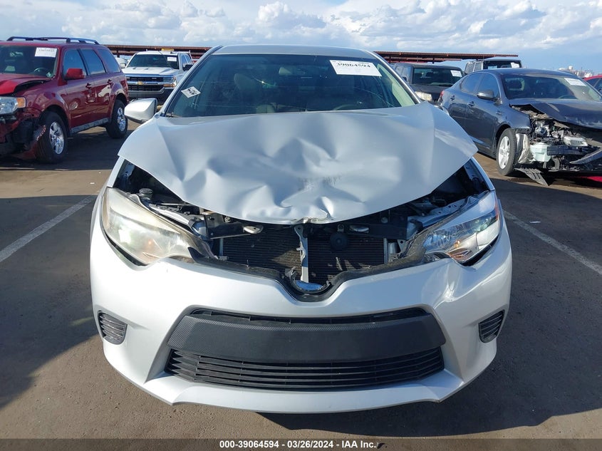 2016 TOYOTA COROLLA LE - 2T1BURHE9GC539542