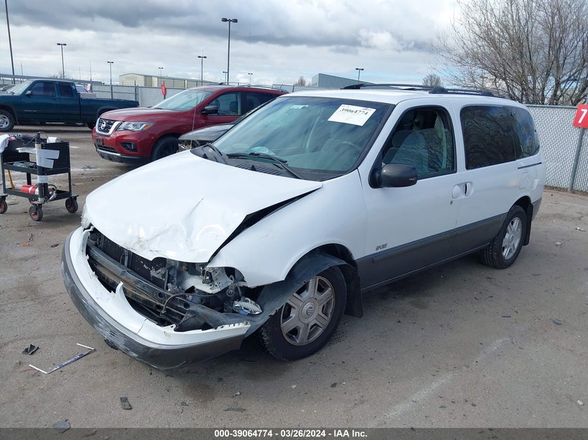 2001 Mercury Villager Sport VIN: 4M2ZV12T01DJ10086 Lot: 39064774