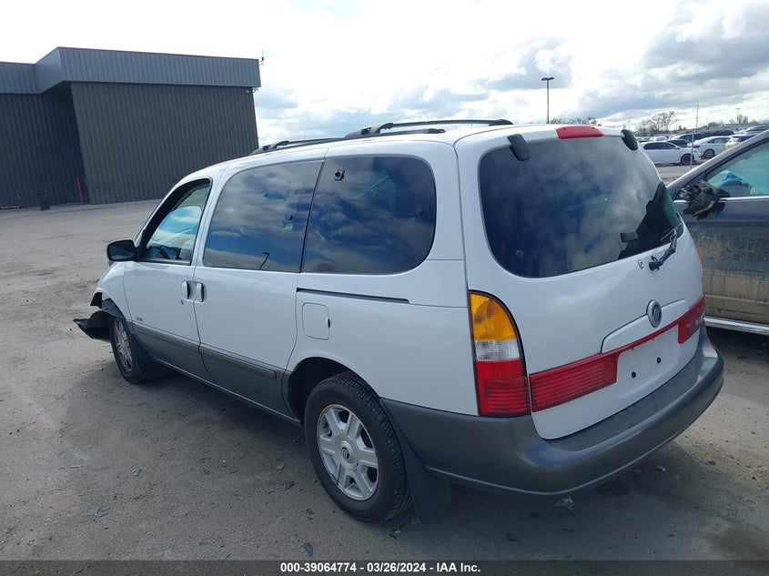 2001 Mercury Villager Sport VIN: 4M2ZV12T01DJ10086 Lot: 39064774