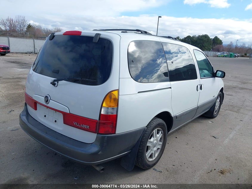 2001 Mercury Villager Sport VIN: 4M2ZV12T01DJ10086 Lot: 39064774
