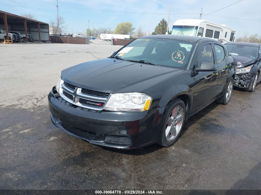 1C3CDZAB5DN618532 2013 Dodge Avenger Se