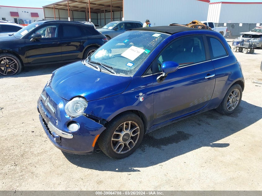 2012 Fiat 500C Lounge VIN: 3C3CFFER0CT118812 Lot: 39064788