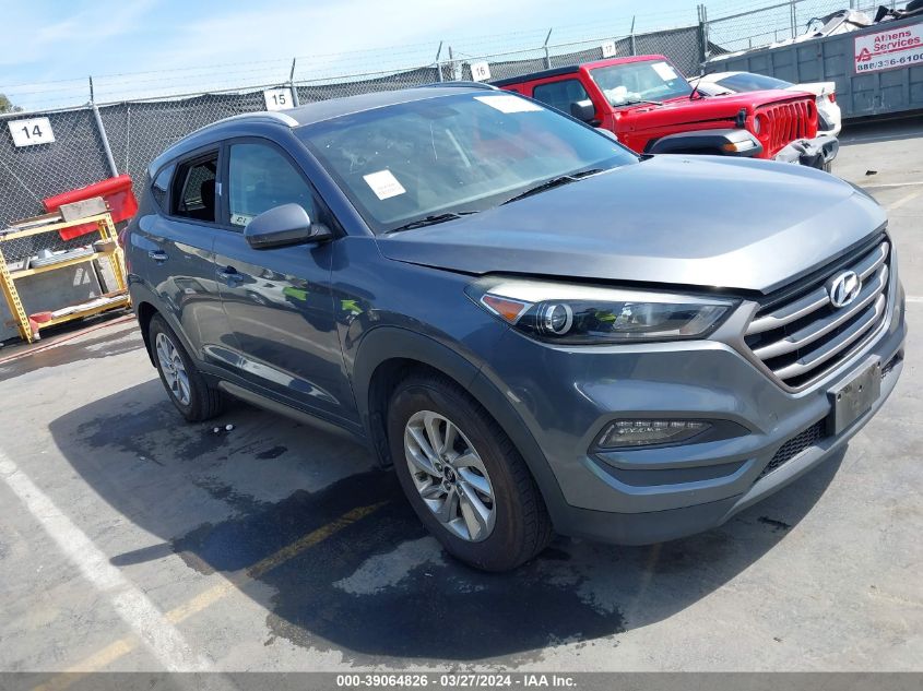 2016 Hyundai Tucson Limited/Sport And Eco/Se VIN: KM8J33A44GU226409 Lot: 40449734