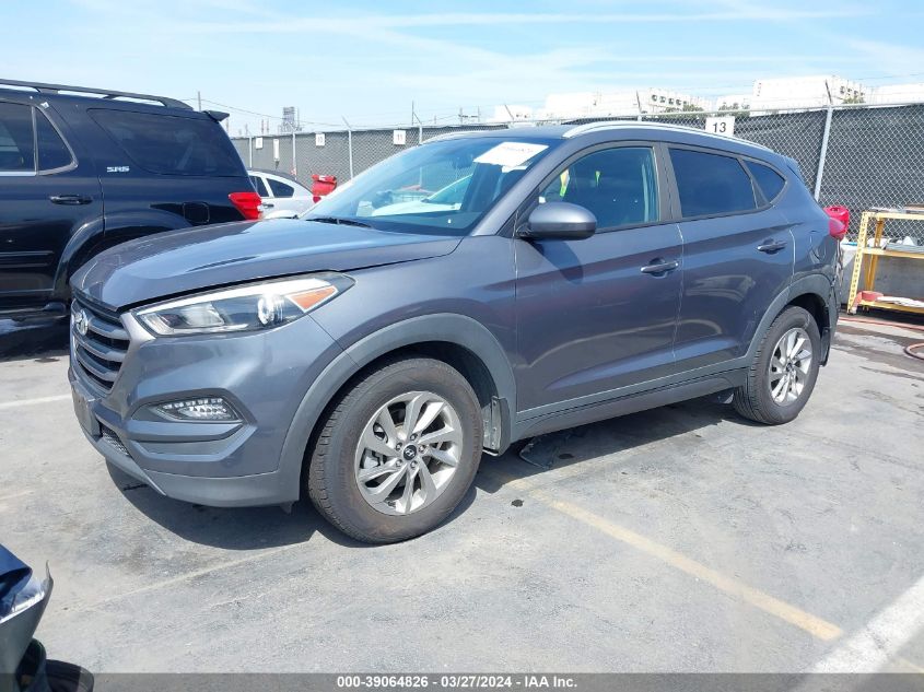 2016 Hyundai Tucson Limited/Sport And Eco/Se VIN: KM8J33A44GU226409 Lot: 40449734