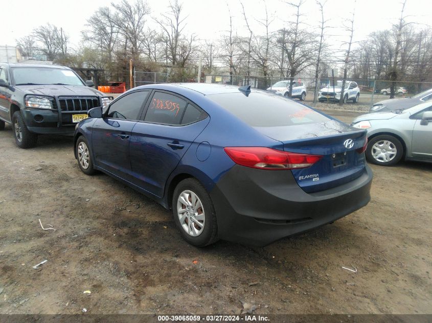 5NPD74LF7HH144292 | 2017 HYUNDAI ELANTRA