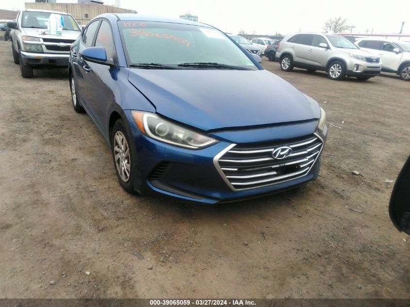 5NPD74LF7HH144292 | 2017 HYUNDAI ELANTRA