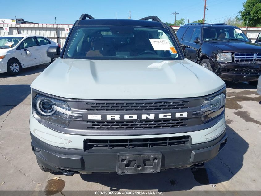 2022 Ford Bronco Sport Badlands VIN: 3FMCR9D92NRD82115 Lot: 39065296