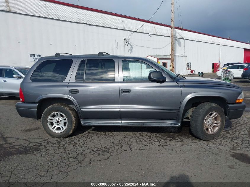 2003 Dodge Durango Slt VIN: 1D8HS48Z23F507749 Lot: 39065357