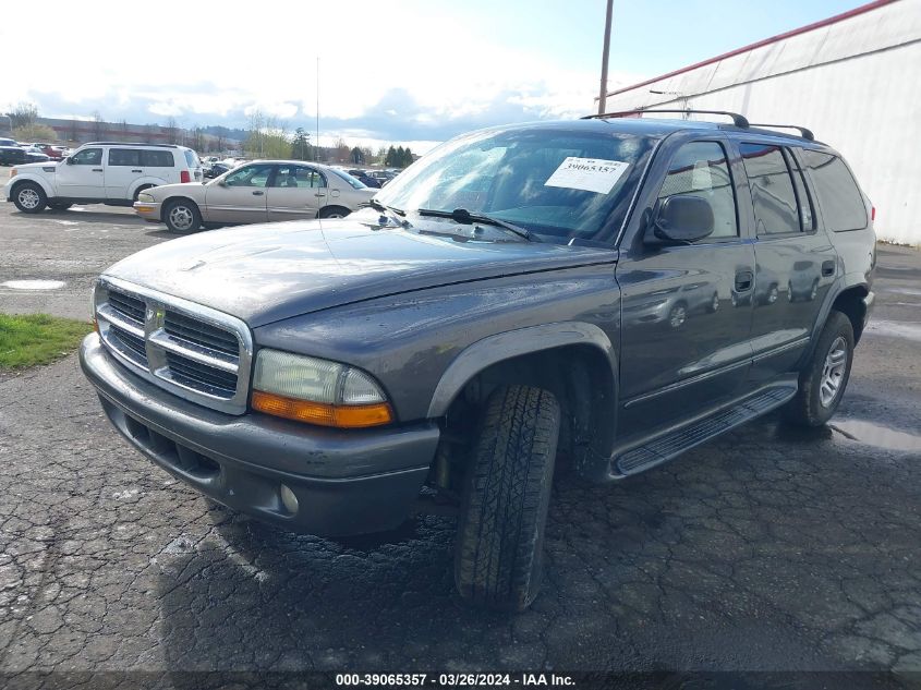 2003 Dodge Durango Slt VIN: 1D8HS48Z23F507749 Lot: 39065357