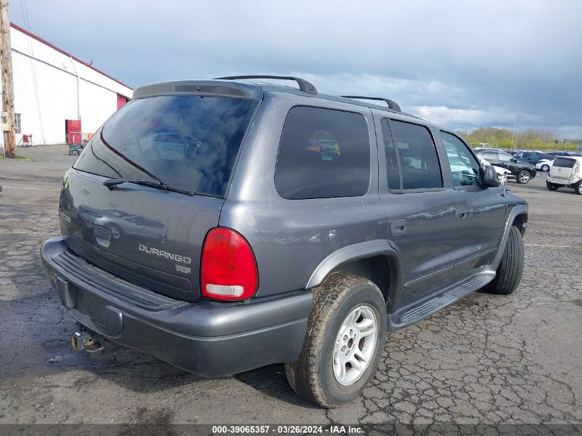 2003 Dodge Durango Slt VIN: 1D8HS48Z23F507749 Lot: 39065357