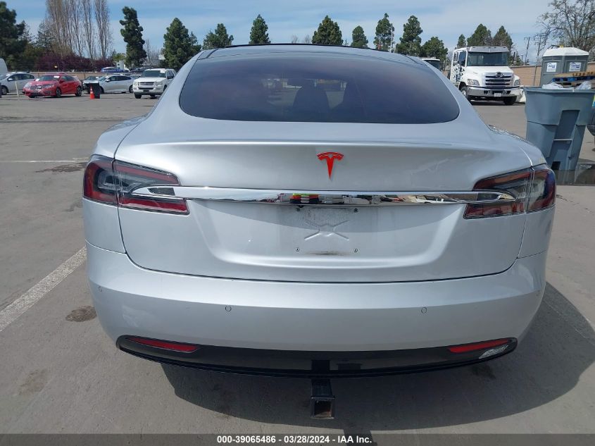 2016 Tesla Model S 60D/70D/75D/85D/90D VIN: 5YJSA1E28GF153324 Lot: 39065486