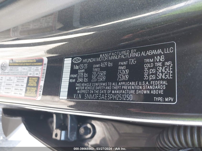 2023 HYUNDAI TUCSON SEL - 5NMJF3AE3PH251250