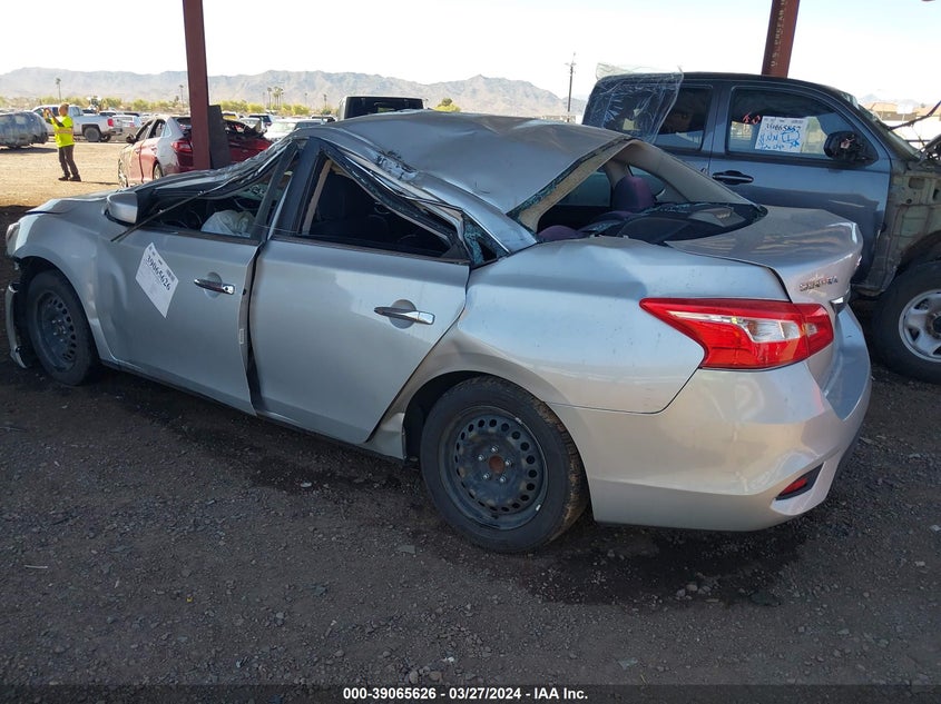VIN 3N1AB7AP6JY252560 2018 NISSAN SENTRA S/SV/SR/SL