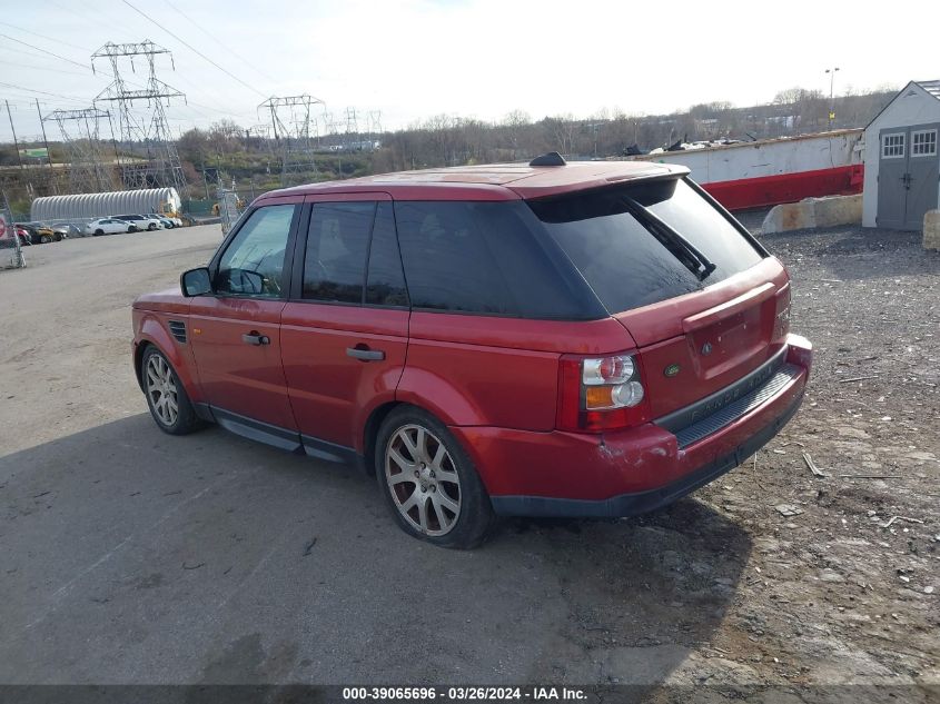 2007 Land Rover Range Rover Sport Hse VIN: SALSK25447A101467 Lot: 39065696