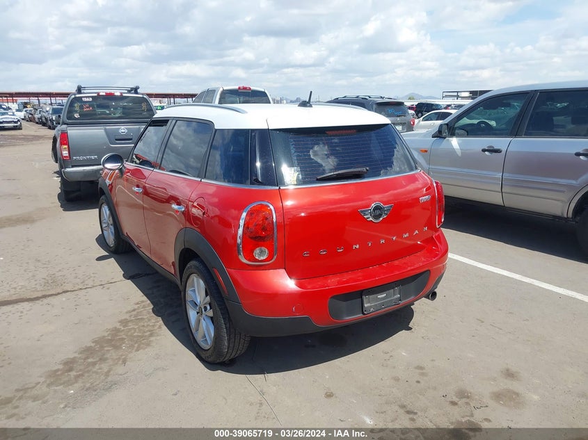 2014 MINI COUNTRYMAN COOPER - WMWZB3C52EWR37251