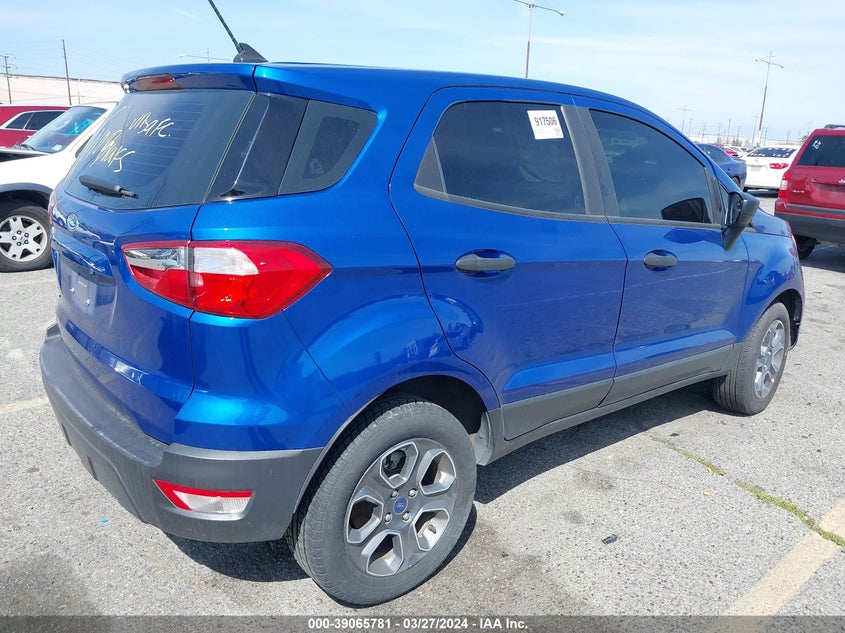 VIN MAJ3S2FE5MC452624 2021 FORD ECOSPORT S