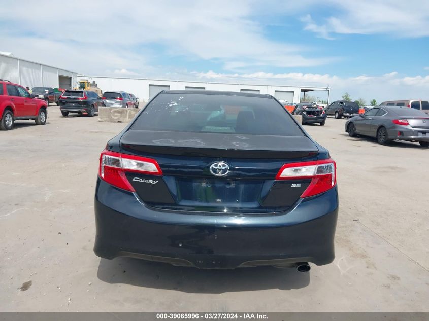 2013 Toyota Camry Se VIN: 4T1BF1FK6DU712884 Lot: 39065996