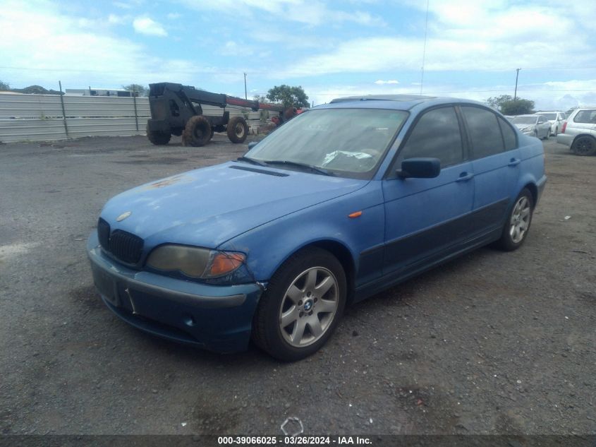 2002 BMW 325I VIN: WBAET37482NG72157 Lot: 39066025