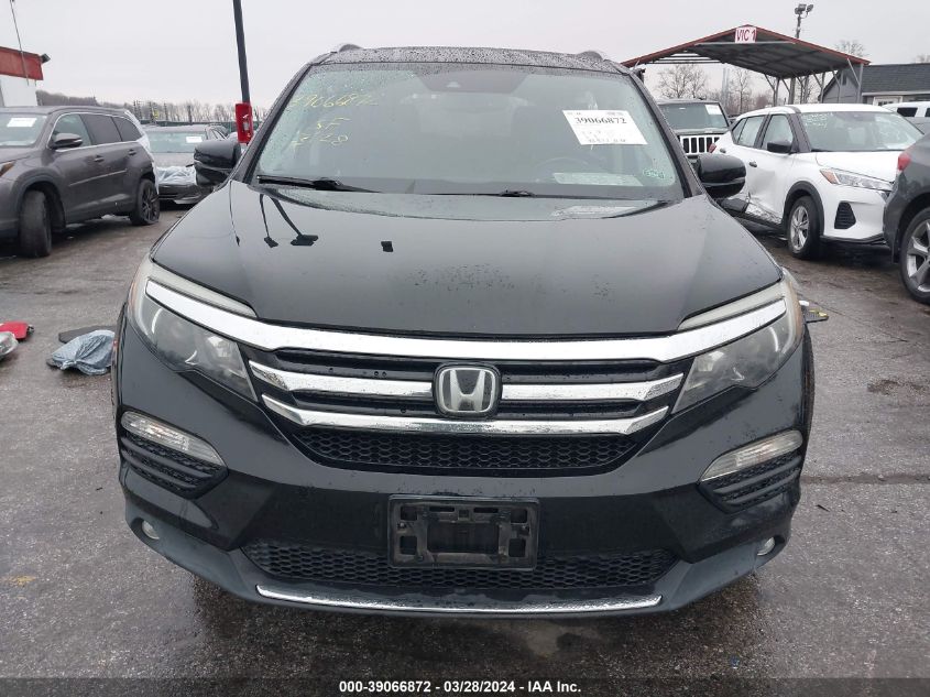 2016 Honda Pilot Touring VIN: 5FNYF6H96GB117861 Lot: 39066872