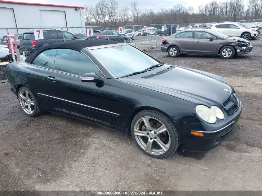 WDBTK65G55T052342 | 2005 MERCEDES-BENZ CLK 320