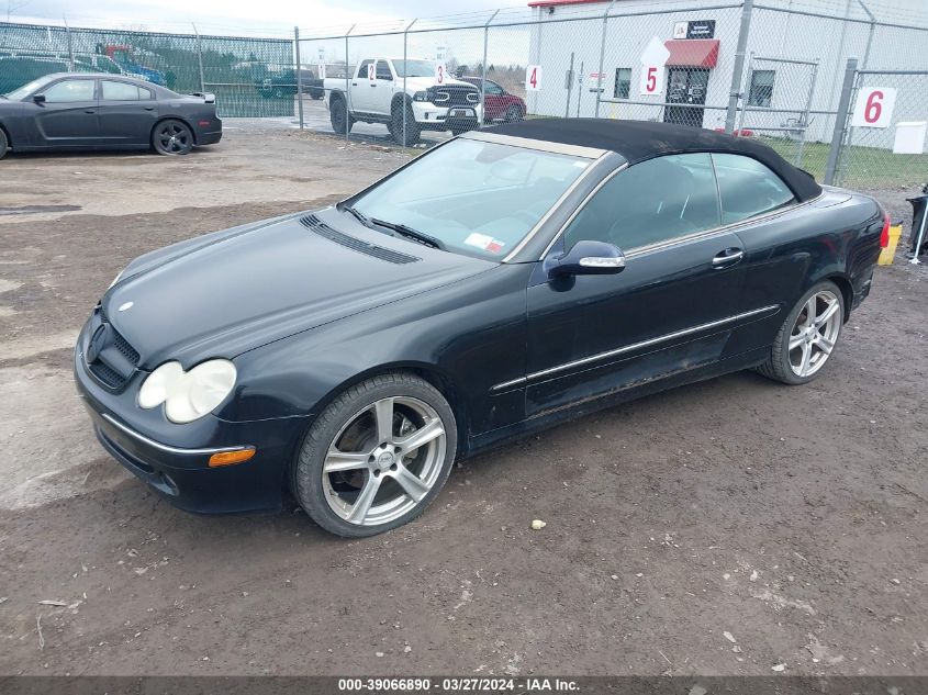 WDBTK65G55T052342 | 2005 MERCEDES-BENZ CLK 320