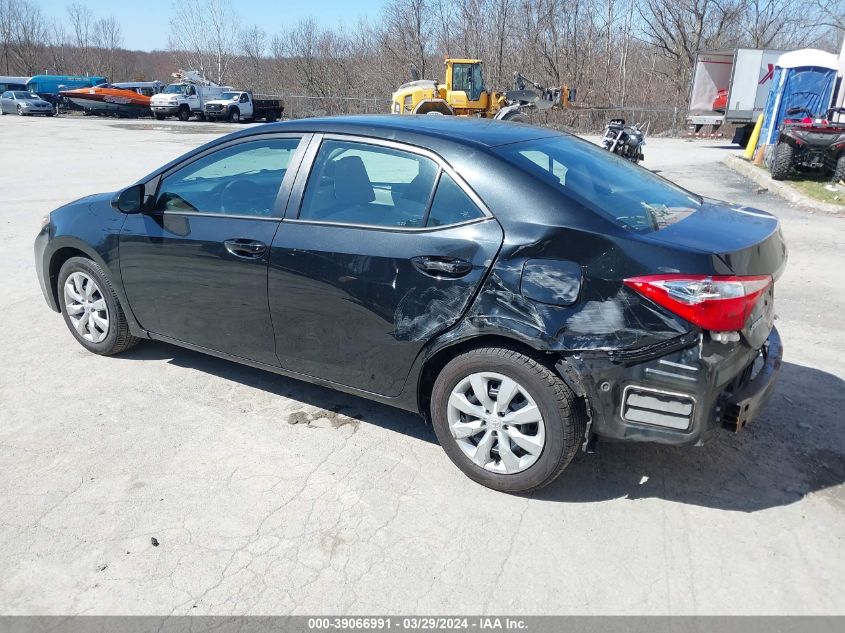 2014 Toyota Corolla Le VIN: 2T1BURHE2EC208203 Lot: 39066991