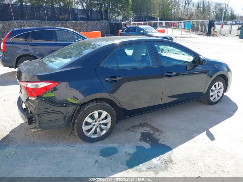 2014 Toyota Corolla Le VIN: 2T1BURHE2EC208203 Lot: 39066991