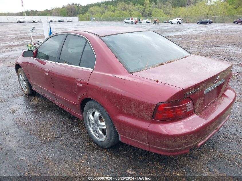 2000 Mitsubishi Galant Es VIN: 4A3AA46G0YE006759 Lot: 39067020