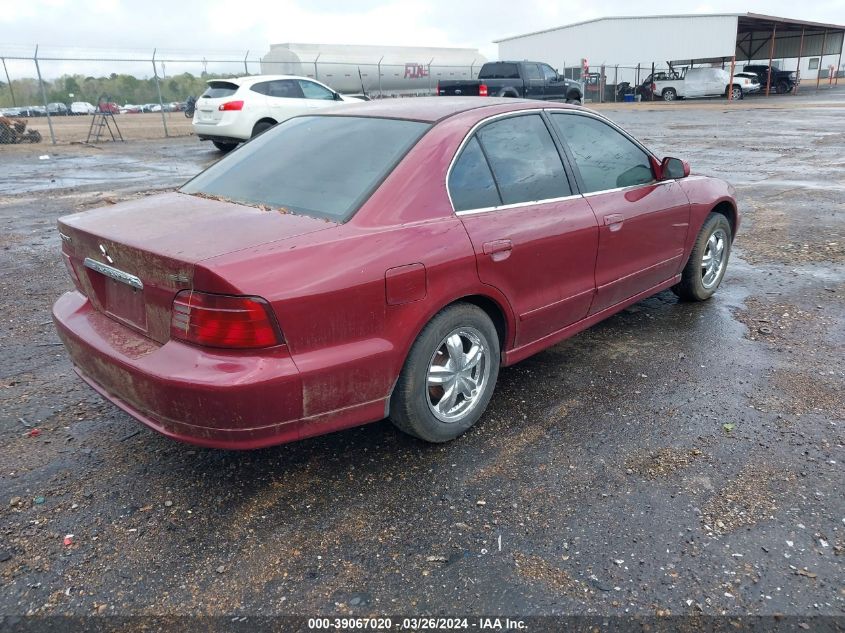 2000 Mitsubishi Galant Es VIN: 4A3AA46G0YE006759 Lot: 39067020