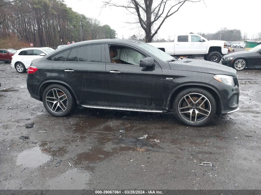 2017 Mercedes-Benz Amg Gle 43 Coupe 4Matic VIN: 4JGED6EBXHA051210 Lot: 39067061