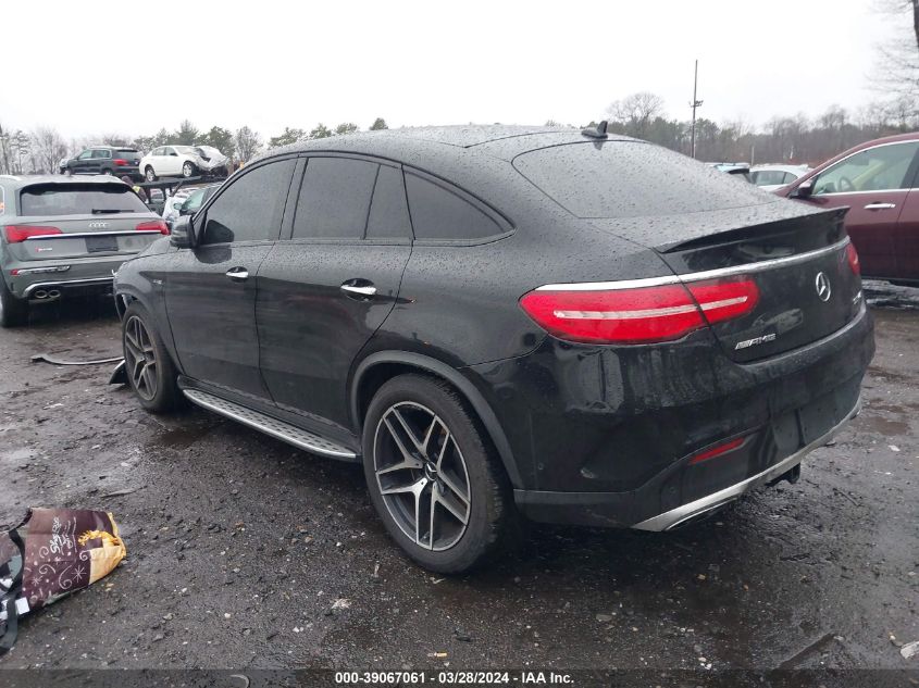 2017 Mercedes-Benz Amg Gle 43 Coupe 4Matic VIN: 4JGED6EBXHA051210 Lot: 39067061